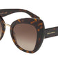 DOLCE & GABBANA DG4319 Butterfly Sunglasses  502/13-HAVANA 51-22-140 - Color Map havana
