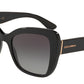 DOLCE & GABBANA DG4348 Butterfly Sunglasses  501/8G-BLACK 54-20-140 - Color Map black