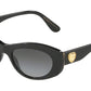 DOLCE & GABBANA DG4360F Cat Eye Sunglasses  501/8G-BLACK 53-18-140 - Color Map black