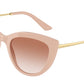 DOLCE & GABBANA DG4408F Butterfly Sunglasses  309513-NUDE 54-19-145 - Color Map pink