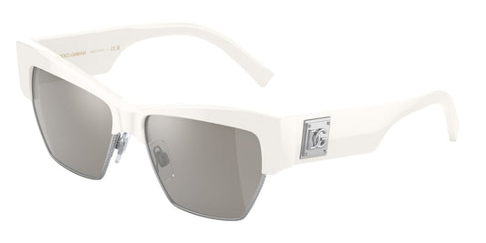 DOLCE & GABBANA DG4415 Cat Eye Sunglasses  33126G-WHITE 56-15-145 - Color Map white
