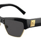 DOLCE & GABBANA DG4415 Cat Eye Sunglasses  501/87-BLACK 56-15-145 - Color Map black