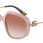 DOLCE & GABBANA DG4421F Irregular Sunglasses  338413-OPAL ROSE 57-20-145 - Color Map pink