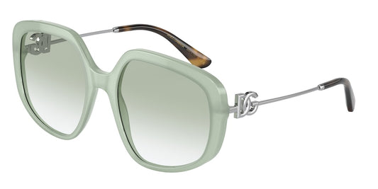 DOLCE & GABBANA DG4421 Irregular Sunglasses  33458E-OPAL MINT 57-20-145 - Color Map green