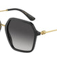 DOLCE & GABBANA DG4422 Square Sunglasses  501/8G-BLACK 56-20-145 - Color Map black