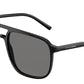 DOLCE & GABBANA DG4423 Pilot Sunglasses  501/81-BLACK 58-18-145 - Color Map black