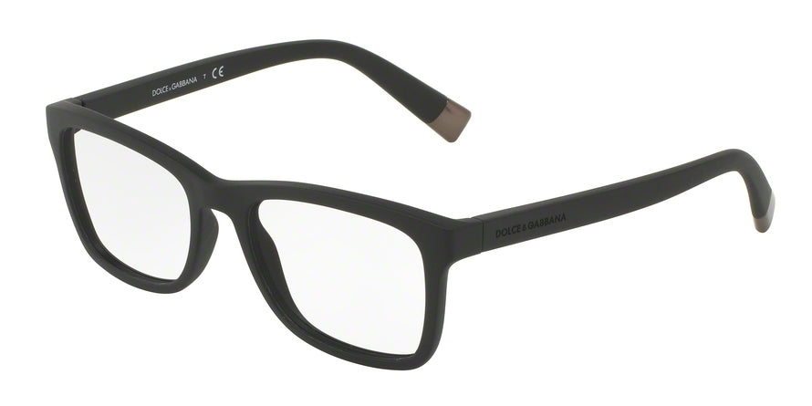 DOLCE & GABBANA DG5019 Rectangle Eyeglasses  1934-MATTE BLACK 54-18-145 - Color Map black