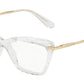 DOLCE & GABBANA DG5025 Cat Eye Eyeglasses  3133-CRYSTAL 53-15-140 - Color Map clear