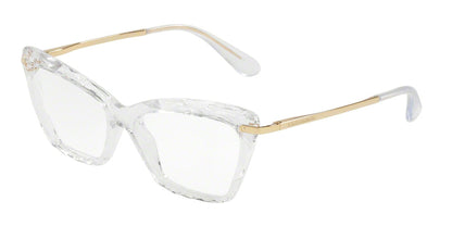 DOLCE & GABBANA DG5025 Cat Eye Eyeglasses  3133-CRYSTAL 53-15-140 - Color Map clear