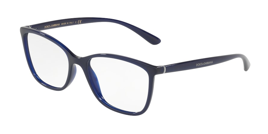 DOLCE & GABBANA DG5026 Rectangle Eyeglasses  3094-OPAL BLUE 54-17-140 - Color Map blue