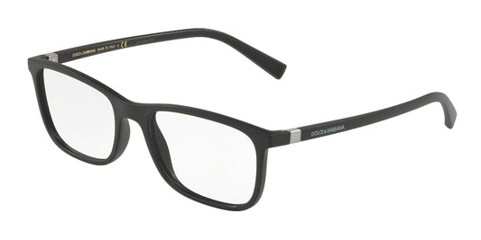 DOLCE & GABBANA DG5027 Pillow Eyeglasses  2525-MATTE BLACK 55-18-140 - Color Map black