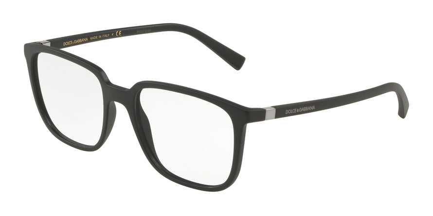 DOLCE & GABBANA DG5029 Square Eyeglasses  2525-BLACK 52-18-140 - Color Map black