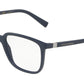 DOLCE & GABBANA DG5029 Square Eyeglasses  3017-MATTE BLUE 52-18-140 - Color Map blue
