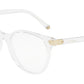 DOLCE & GABBANA DG5032 Phantos Eyeglasses  3133-CRYSTAL 53-17-140 - Color Map clear
