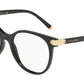 DOLCE & GABBANA DG5032 Phantos Eyeglasses  501-BLACK 53-17-140 - Color Map black