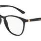 DOLCE & GABBANA DG5034 Oval Eyeglasses  501-BLACK 53-17-140 - Color Map black