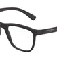 DOLCE & GABBANA DG5047 Square Eyeglasses  2525-MATTE BLACK 54-19-145 - Color Map black