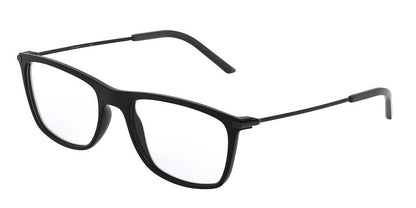 DOLCE & GABBANA DG5048 Rectangle Eyeglasses  2525-MATTEBLACK 55-19-145 - Color Map black