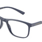 DOLCE & GABBANA DG5062 Rectangle Eyeglasses  3296-MATTE BLUE 53-19-145 - Color Map blue
