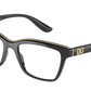 DOLCE & GABBANA DG5064 Square Eyeglasses  501-BLACK 53-18-140 - Color Map black