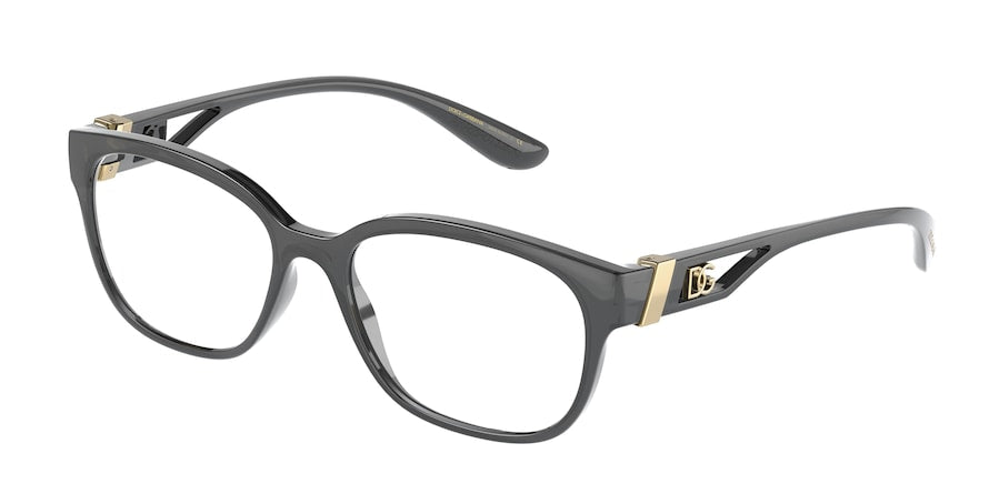 DOLCE & GABBANA DG5066 Square Eyeglasses  3291-TRANSPARENT GREY 54-17-140 - Color Map grey