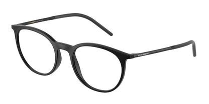 DOLCE & GABBANA DG5074 Phantos Eyeglasses  2525-MATTE BLACK 52-20-145 - Color Map black