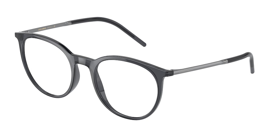 DOLCE & GABBANA DG5074 Phantos Eyeglasses  3255-TRANSPARENT GREY 52-20-145 - Color Map grey
