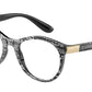 DOLCE & GABBANA DG5075 Phantos Eyeglasses  3313-BLACK GRAFFITI 51-19-140 - Color Map multi