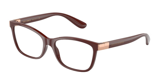 DOLCE & GABBANA DG5077 Rectangle Eyeglasses  3285-BORDEAUX 54-16-140 - Color Map bordeaux