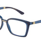 DOLCE & GABBANA DG5081 Pillow Eyeglasses  3324-CHEVRON/TRANSPARENT BLUE 52-16-145 - Color Map blue