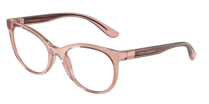 DOLCE & GABBANA DG5084 Cat Eye Eyeglasses  3148-TRANSPARENT PINK 55-19-145 - Color Map pink