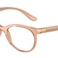 DOLCE & GABBANA DG5084 Cat Eye Eyeglasses  3399-TRANSPARENT BEIGE 53-19-145 - Color Map light brown