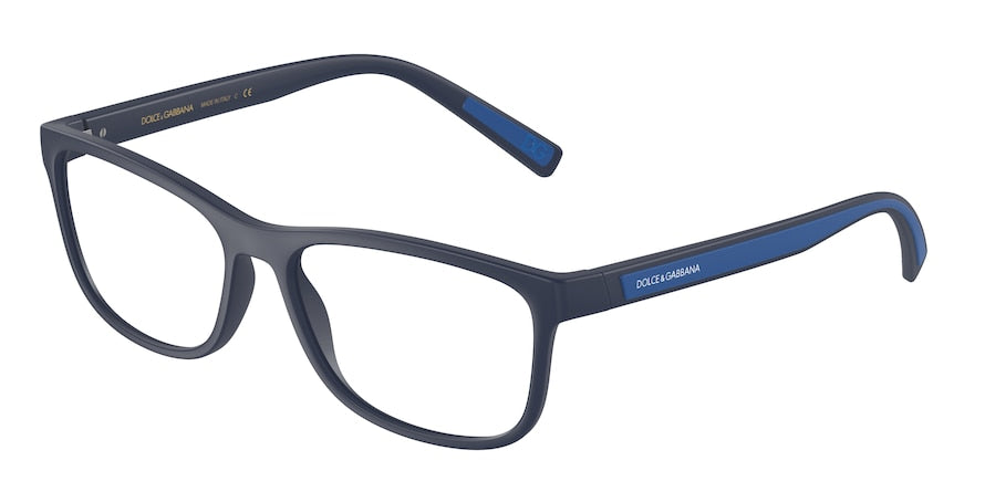 DOLCE & GABBANA DG5086 Square Eyeglasses  3294-BLUE 56-16-150 - Color Map blue