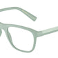 DOLCE & GABBANA DG5089 Rectangle Eyeglasses  3395-MATTE TORQUISE 56-19-145 - Color Map light blue