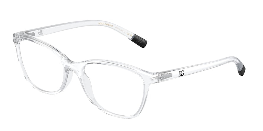 DOLCE & GABBANA DG5092 Rectangle Eyeglasses  3133-CRYSTAL 55-17-140 - Color Map clear