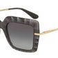 DOLCE & GABBANA DG6111 Square Sunglasses  504/8G-TRANSPARENT GREY 51-22-135 - Color Map grey