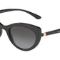 DOLCE & GABBANA DG6124 Cat Eye Sunglasses  501/8G-BLACK 53-21-140 - Color Map black