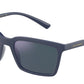 DOLCE & GABBANA DG6151 Rectangle Sunglasses  329625-MATTE BLUE 55-19-145 - Color Map blue