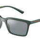 DOLCE & GABBANA DG6151 Rectangle Sunglasses  32976G-MATTE KAKI 55-19-145 - Color Map green