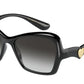 DOLCE & GABBANA DG6153 Cat Eye Sunglasses  501/8G-BLACK 55-16-140 - Color Map black