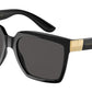 DOLCE & GABBANA DG6165 Square Sunglasses  501/87-BLACK 56-17-140 - Color Map black