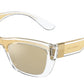DOLCE & GABBANA DG6171 Cat Eye Sunglasses  3352V9-TRANSPARENT/GOLD GLITTER 54-19-145 - Color Map gold