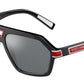 DOLCE & GABBANA DG6176 Pilot Sunglasses  501/6G-BLACK 58-15-145 - Color Map black