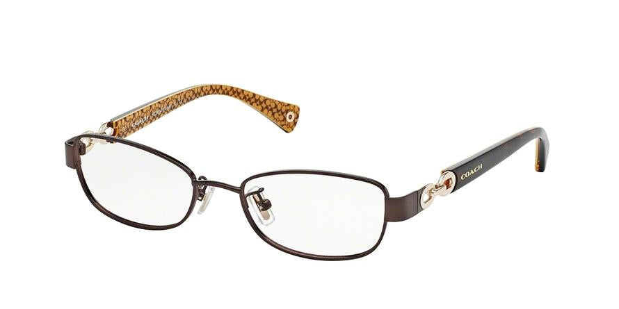 Coach FAINA HC5054 Butterfly Eyeglasses  9187-SATIN BROWN 49-17-135 - Color Map brown