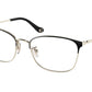 Coach HC5135 Rectangle Eyeglasses  9346SB-BLACK / LIGHT GOLD 55-17-140 - Color Map multi