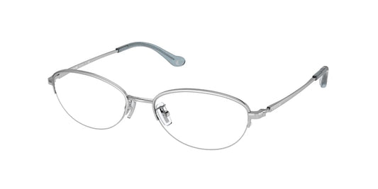 Coach HC5136 Oval Eyeglasses  9001-SHINY SILVER 53-17-140 - Color Map silver