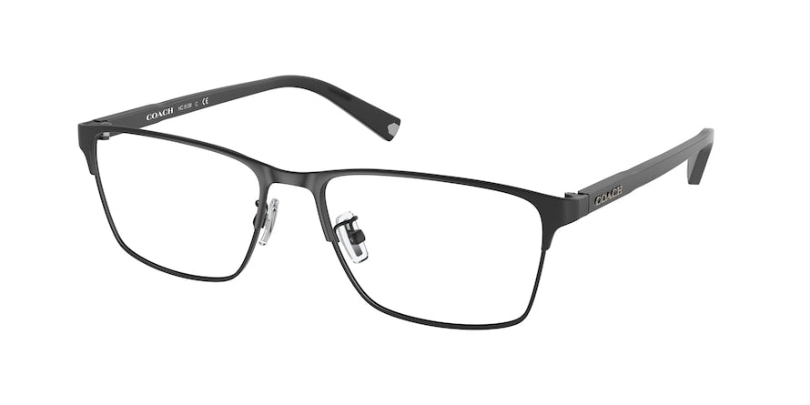 Coach HC5139 Rectangle Eyeglasses  9370-MATTE BLACK 57-17-145 - Color Map black