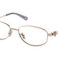 Coach HC5145B Oval Eyeglasses  9331-SHINY ROSE GOLD 53-17-140 - Color Map pink