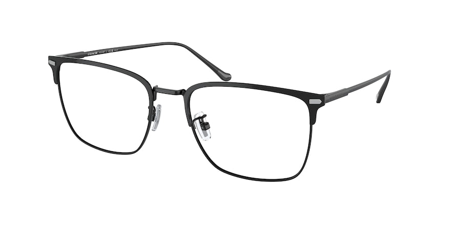 Coach HC5149T Square Eyeglasses  9003-BLACK / BLACK 56-19-145 - Color Map black