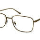 Coach HC5150T Square Eyeglasses  9333-ANTIQUE GOLD TITANIUM 55-18-145 - Color Map gold